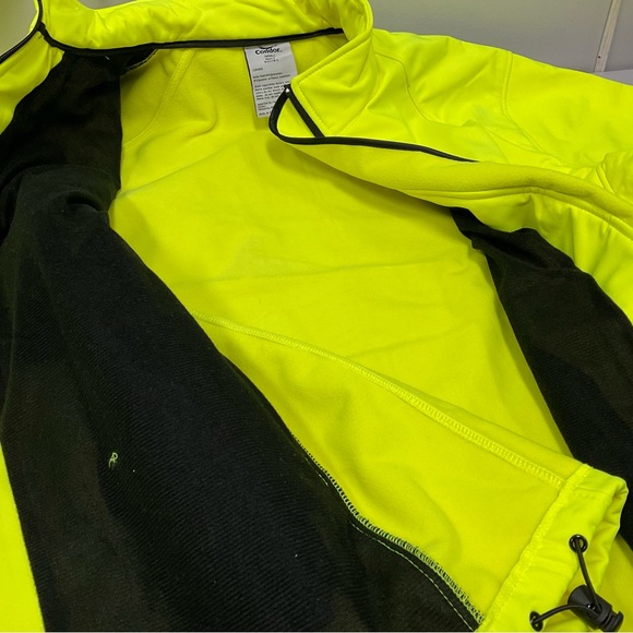 NWOT, Men’s Fleece Lined Jacket, Hi Vis Yellow. Large. Condor - Picture 3 of 9